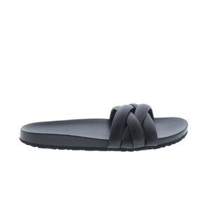 J. Crew faux leather puffer slides